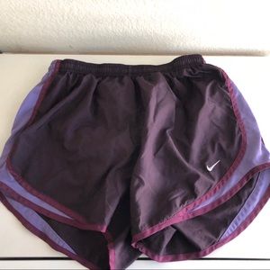 Purple Nike Dri-Fit Running Shorts